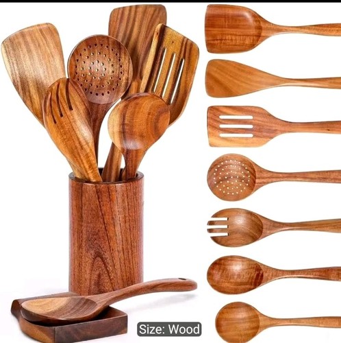 9pc wooden cooking - wooden,