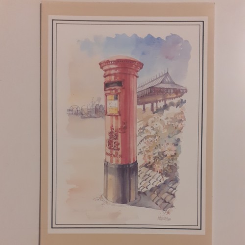 Garden festival pillarbox - garden,