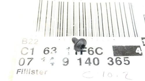 Bmw fillister head screw - bmw,