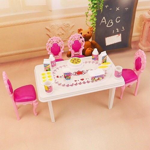 Dining table chair - table, doll