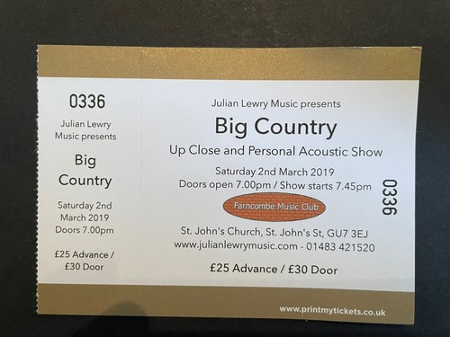 Big country ticket 2019 - country,