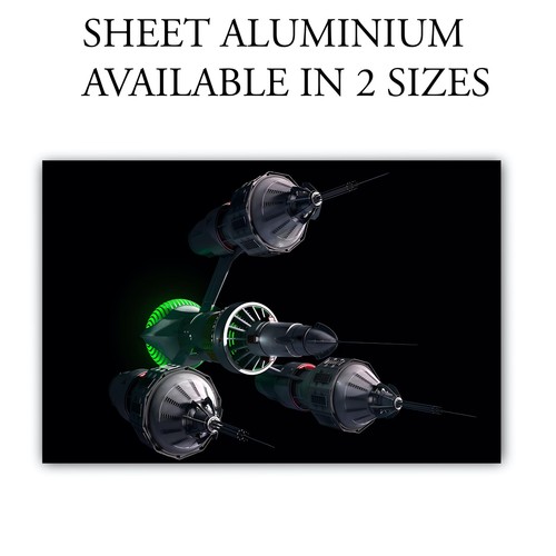 Aluminium sign featuring cult - aluminium,