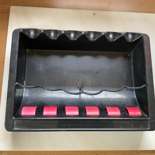 Pub style pool cue rack - pool,