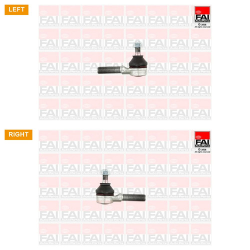 Track rod ends - 2x, left