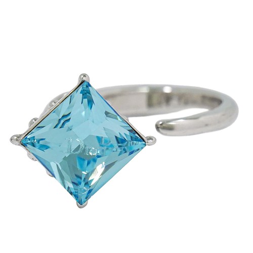 Dior logo blue stone - blue, ring