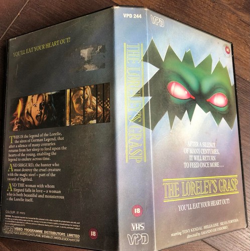 Exrental vhs box horror amando - exrental,