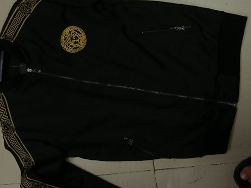 Versace jumper black gold - versace,