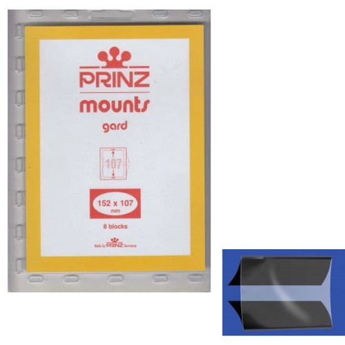 Prinz stamp mounts - stamp, 152mm