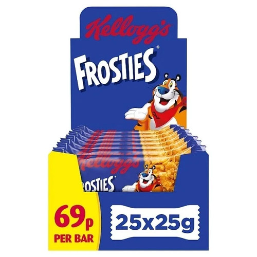 Kelloggs frosties cereal - cereal, bars