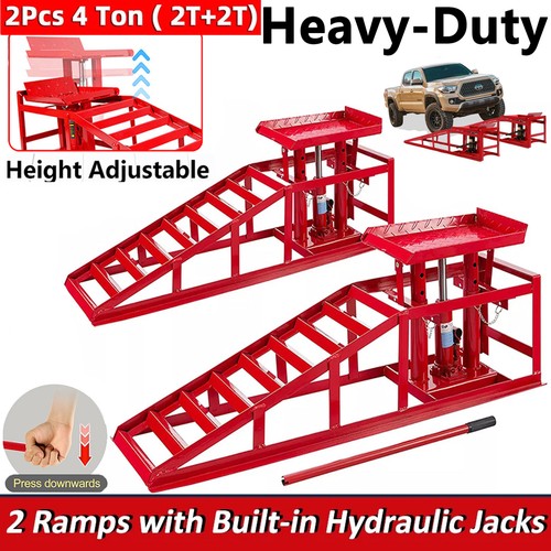 Ton hydraulic car - car, ramps
