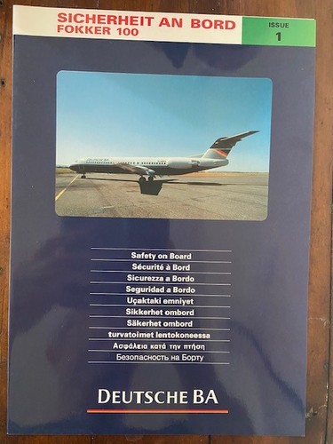 Deutsche safety card - safety,