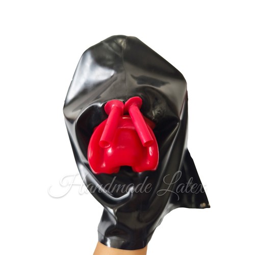Latex hood with - hood,