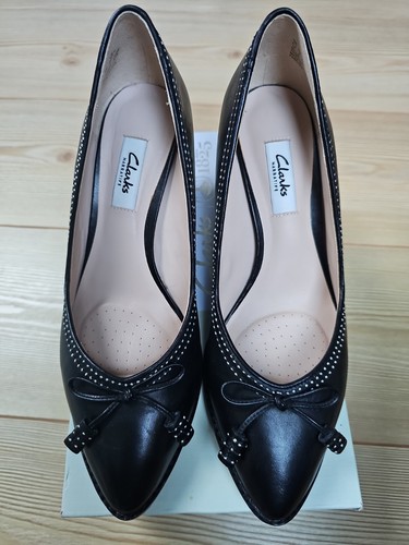 Clarks bombay black - clarks, 6.5d