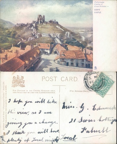 Corfe castle dorset england - castle,
