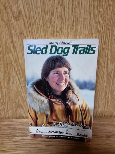 Sled dog trails - sled, mary