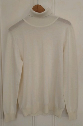 Cream merino wool jumper mod - cream,
