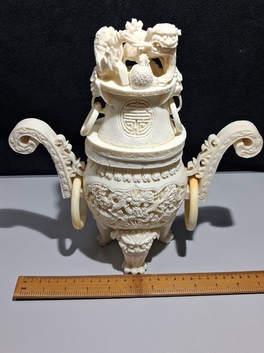 Vintage chinese faux ivory - faux,