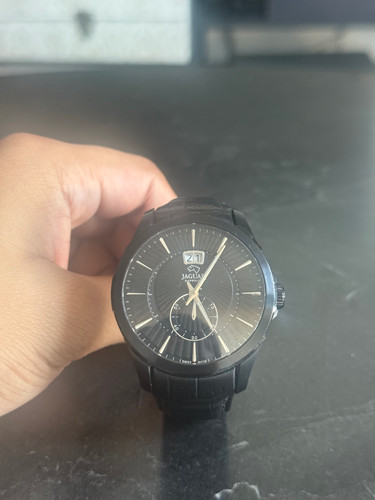 Black jaguar mens watch - black,