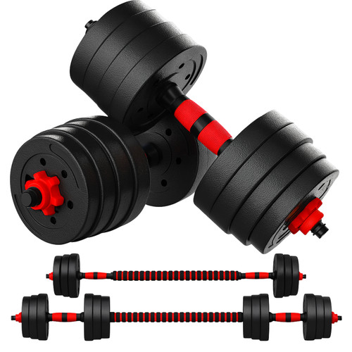 Adjustable dumbbells pair 20kg - adjustable,