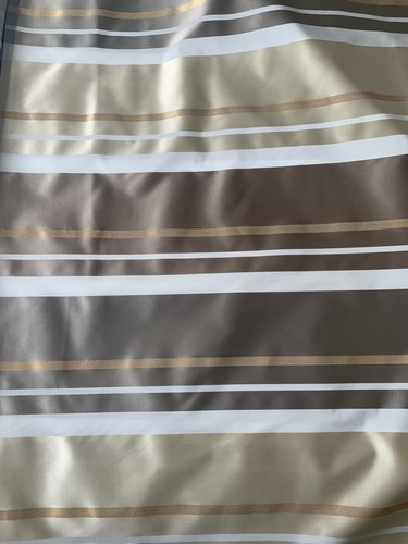 Striped silk blend gold - , luxury