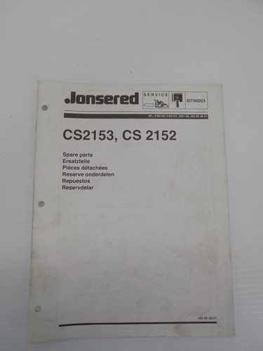 Jonsered cs2152 cs2153 - jonsered,