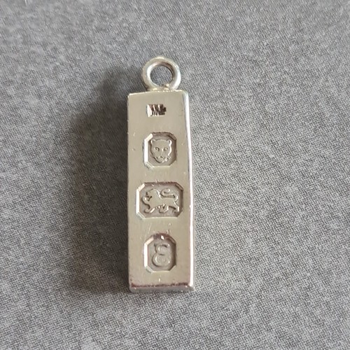 Vintage sterling silver ingot - vintage,
