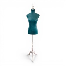 Green velvet female mannequin - velvet,