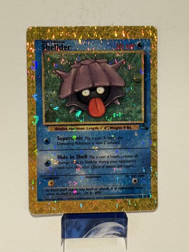 Shellder holo prism fossil - shellder,