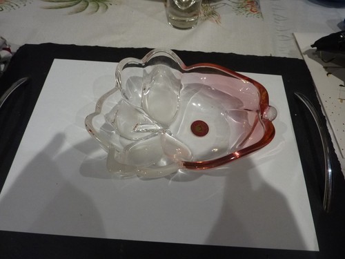 Vintage glass bowl walther - vintage,