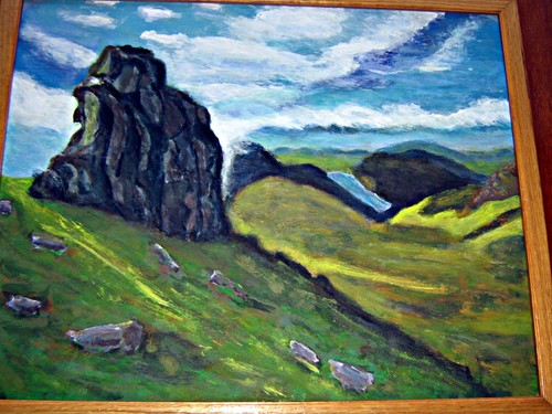 Original acrylic painting - ,