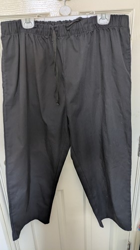 Mens black workwear trousers