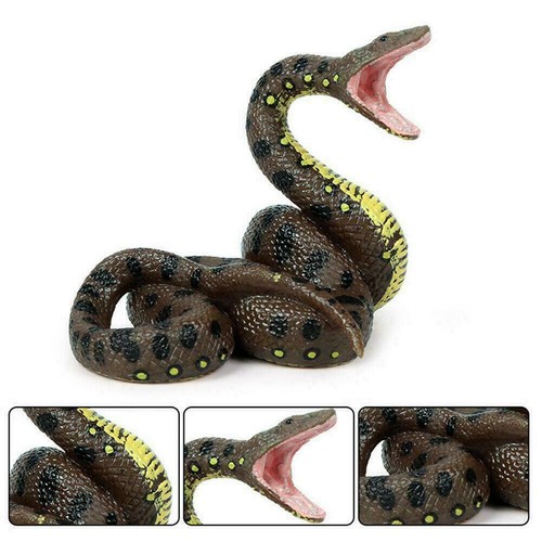 Realistic rubber snake toy - realistic,