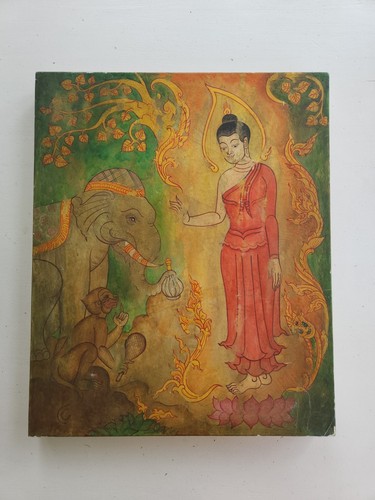Thai buddha painting - buddha, on
