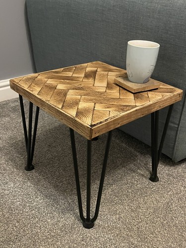 Herringbone side table - herringbone,