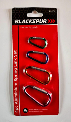 Aluminium spring links - 4,