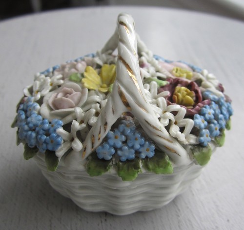 Antique porcelain flowers - antique,
