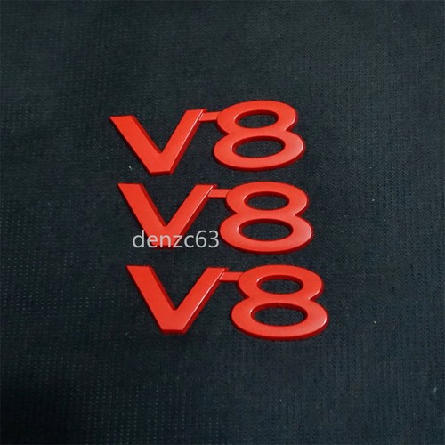 Matte red metal sticker - red,