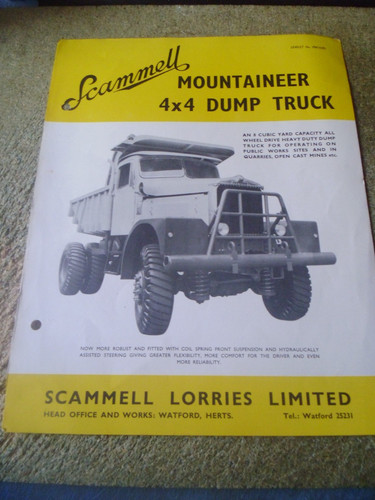 Scammell mountaineer 4x4 dump - 4x4,