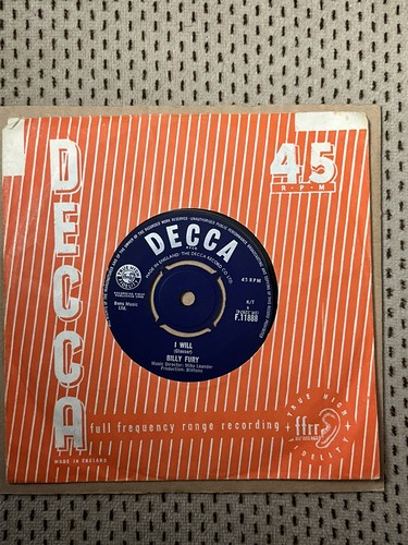 Billy fury will decca - will, f