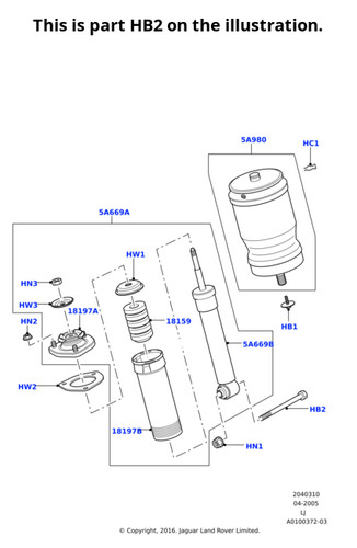 Land rover genuine - land, suspension