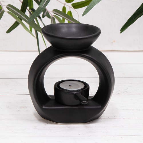 Black candle oil wax melt - candle,
