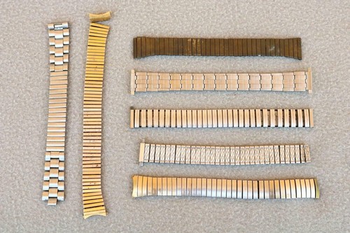 Watchbands mixed lot mens link - watchbands,
