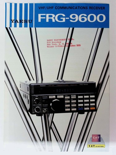 Yaesu frg 9600 vhf - yaesu, frg-9600