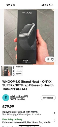 Whoop fitness tracker with - whoop,