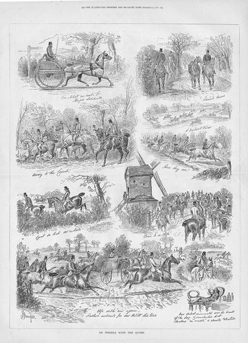 Hunting wheels with the - on,