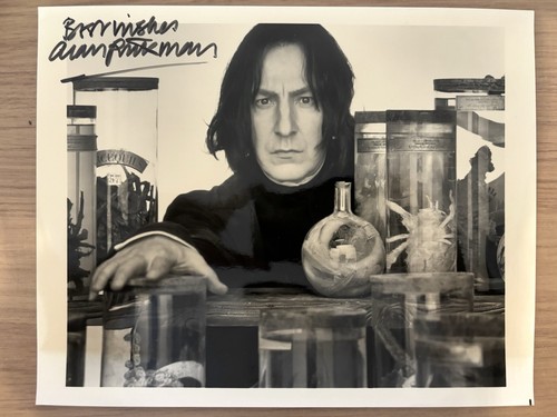 Alan rickman signed severus - alan,