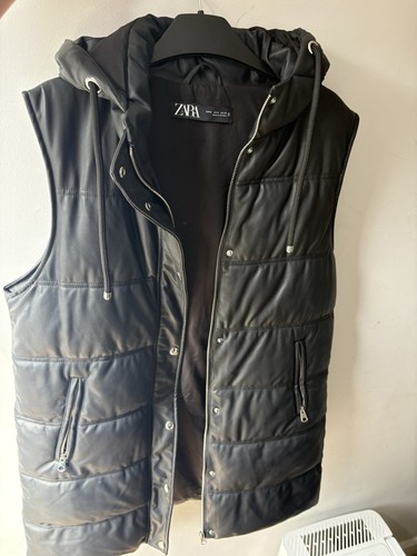 Zara long black - long, faux