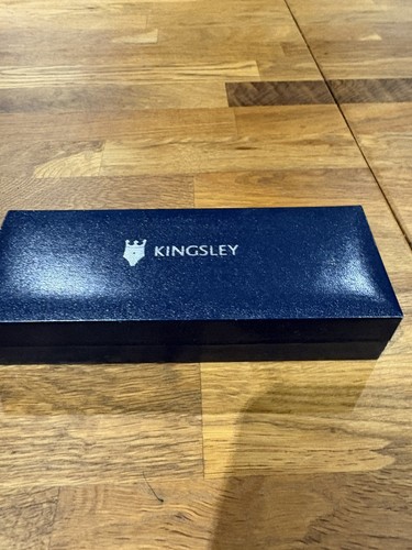 Kingsley empty pen box - pen, navy