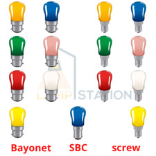 Crompton Colourglazed Pygmy Sign 15W E14 B22 B15 Decorative Light Bulb Lamp