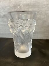 Lalique Fantasia Vase Clear Crystal Naiades Nymph Mermaid 1262600
